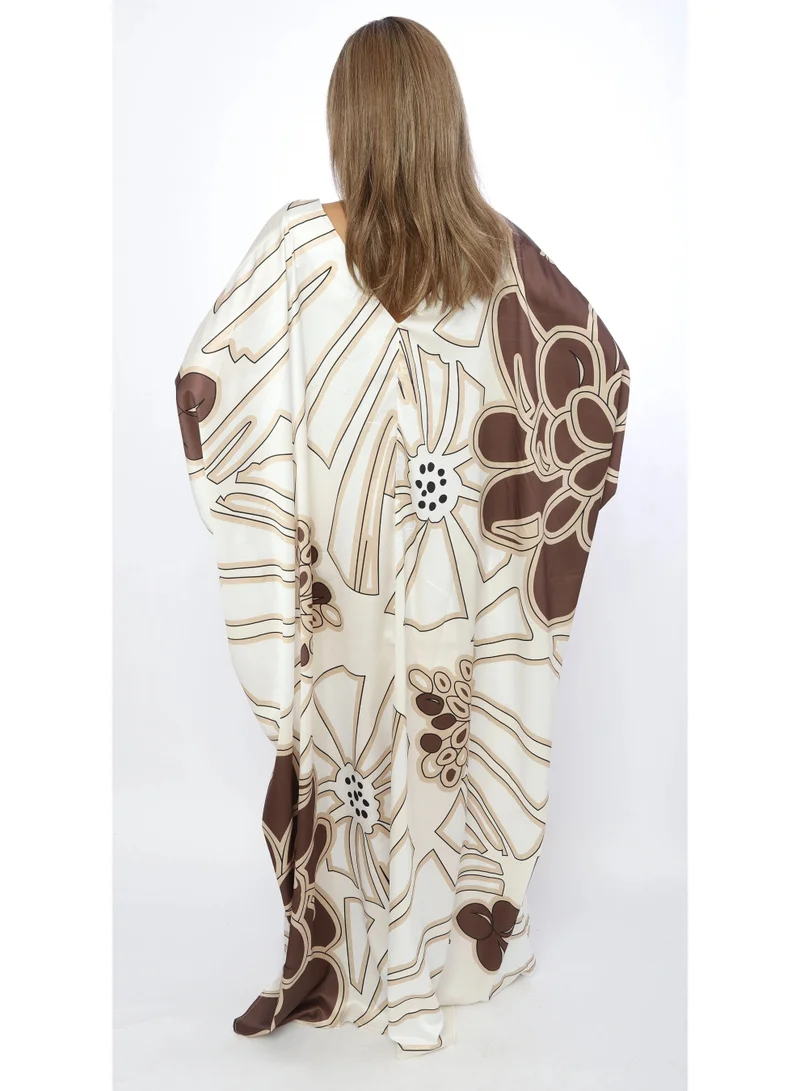 توترندس جلابية واسعة باكمام فراشة